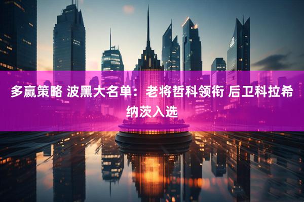 多赢策略 波黑大名单：老将哲科领衔 后卫科拉希纳茨入选